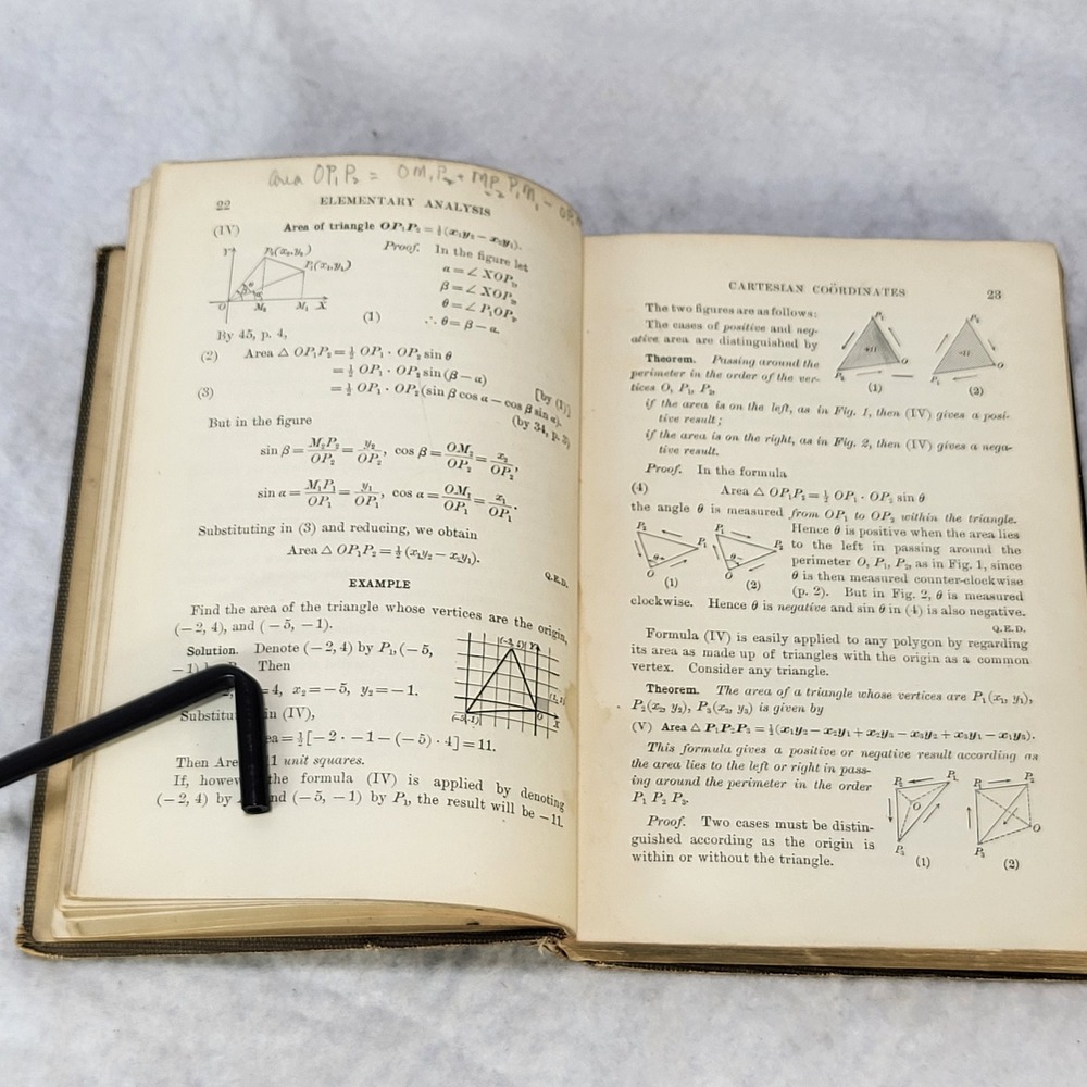 1910 Elementary Analysis Smith Granville Math Book John Kremer Jr - Picture 9 of 16